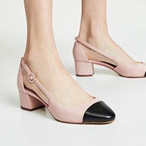 Sam Edelman Leah Ballet Pink/Black Pump